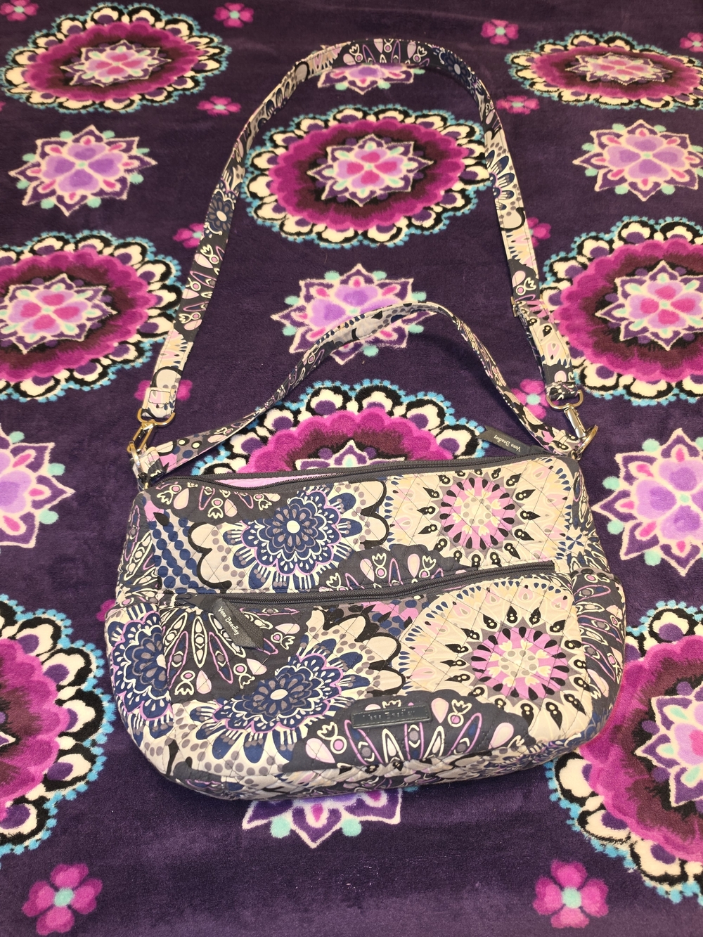 Vera Bradley Mimosa Medallion Go Ahead Convertible Crossbody